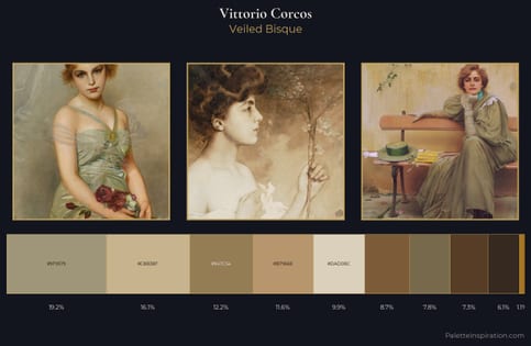 Vittorio Corcos Palette 6 - Veiled Bisque