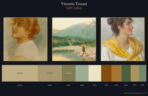 Vittorio Tessari Palette 1 - Soft Calico