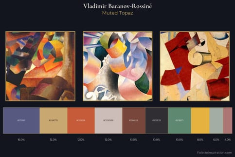 Vladimir Baranov-Rossiné Master Palette - Muted Topaz