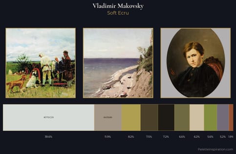 Vladimir Makovsky Palette 1 - Soft Ecru