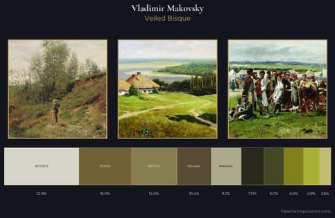 Vladimir Makovsky Palette 3 - Veiled Bisque