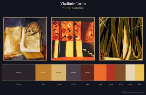 Vladimir Tatlin Palette 3 - Muted Caramel