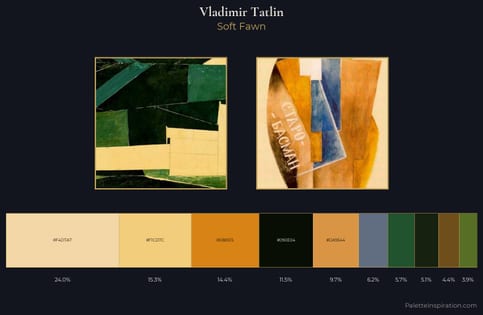 Vladimir Tatlin Palette 5 - Soft Fawn