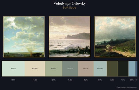 Volodymyr Orlovsky Palette 1 - Soft Sage