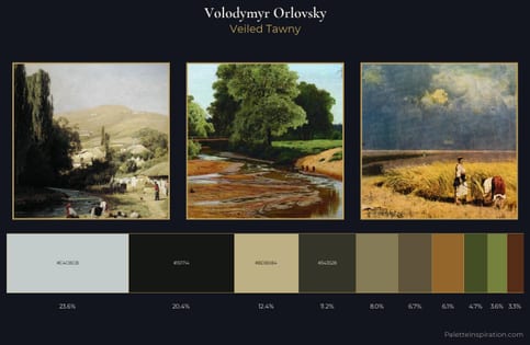 Volodymyr Orlovsky Palette 9 - Veiled Tawny