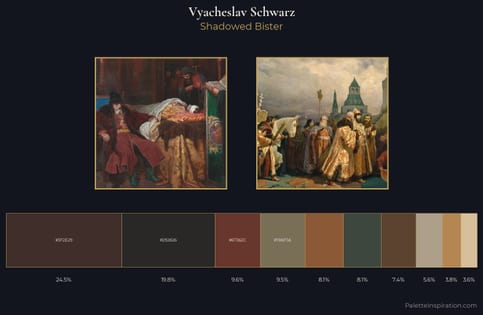 Vyacheslav Schwarz Palette 2 - Shadowed Bister