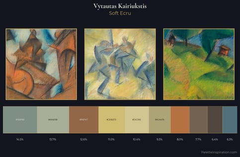 Vytautas Kairiukstis Palette 2 - Soft Ecru