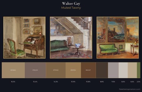 Walter Gay Palette 2 - Muted Tawny