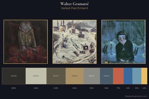 Walter Gramatté Master Palette - Veiled Parchment