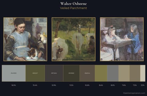 Walter Osborne Palette 5 - Veiled Parchment