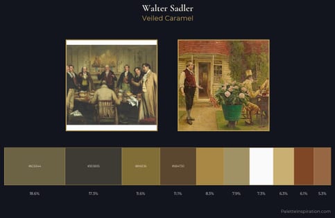 Walter Sadler Palette 1 - Veiled Caramel