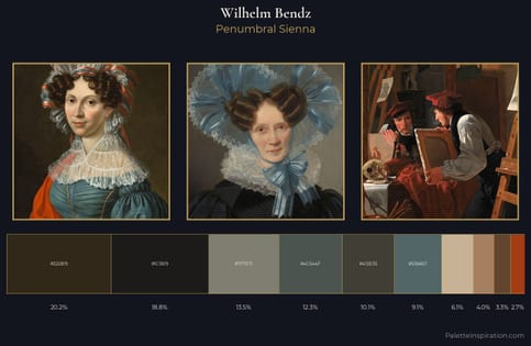 Wilhelm Bendz Palette 4 - Penumbral Sienna