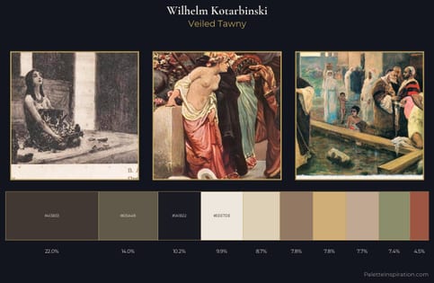 Wilhelm Kotarbinski Palette 3 - Veiled Tawny