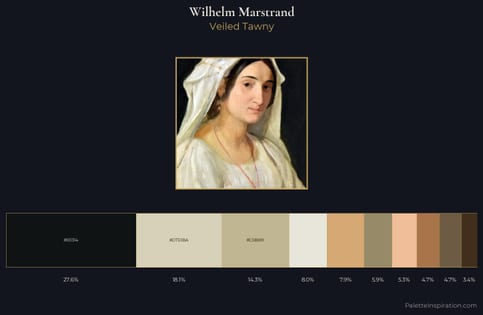 Wilhelm Marstrand Palette 1 - Veiled Tawny