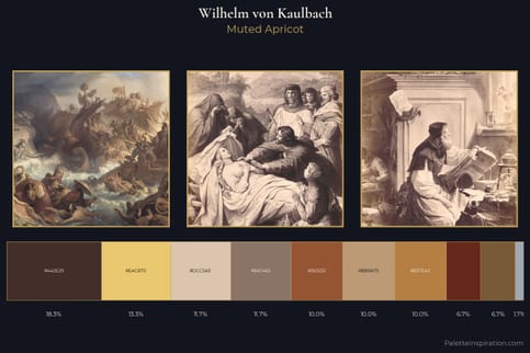 Wilhelm von Kaulbach Master Palette - Muted Apricot