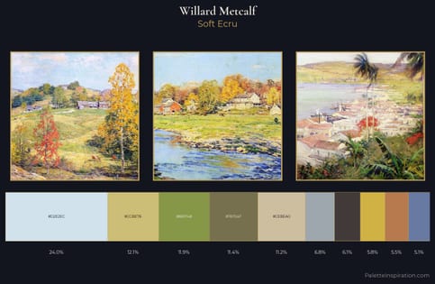 Willard Metcalf Palette 1 - Soft Ecru