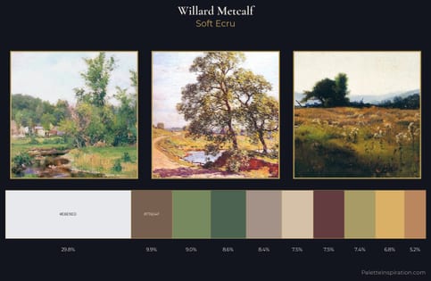 Willard Metcalf Palette 3 - Soft Ecru