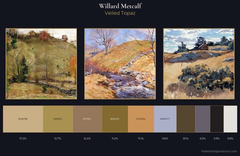 Willard Metcalf Palette 8