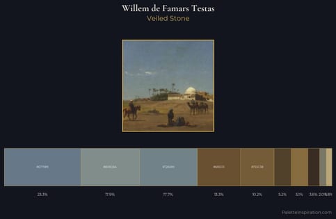 Willem de Famars Testas Palette 5 - Veiled Stone