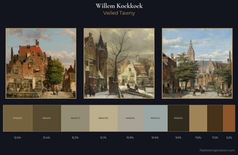 Willem Koekkoek Palette 3 - Veiled Tawny