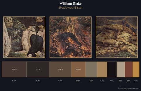 William Blake Palette 11 - Shadowed Bister