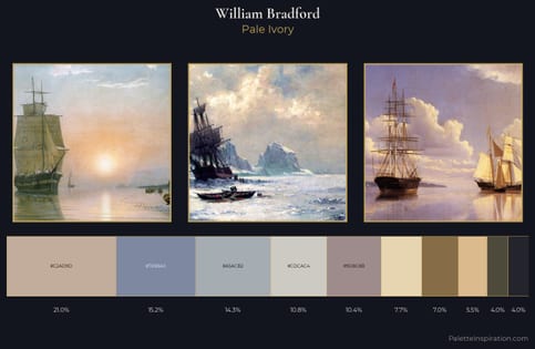 William Bradford Palette 1 - Pale Ivory