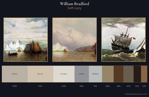 William Bradford Palette 4 - Soft Ivory