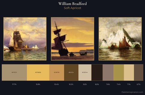 William Bradford Palette 5 - Soft Apricot