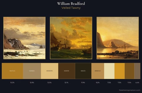 William Bradford Palette 6 - Veiled Tawny