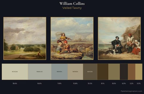 William Collins Palette 4 - Veiled Tawny
