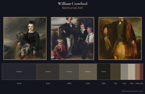 William Crawford Palette 5 - Nocturnal Ash