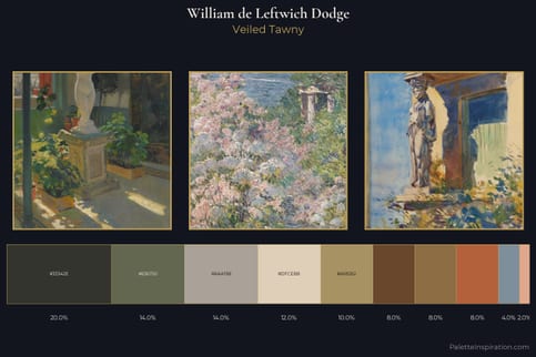William de Leftwich Dodge Master Palette - Veiled Tawny