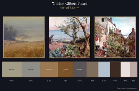 William Gilbert Foster Palette 2 - Veiled Tawny