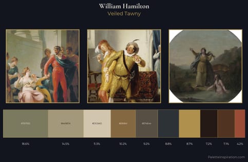 William Hamilton Palette 4 - Veiled Tawny