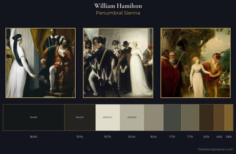 William Hamilton Palette 5 - Penumbral Sienna