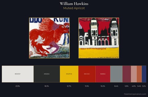 William Hawkins Palette 3 - Muted Apricot