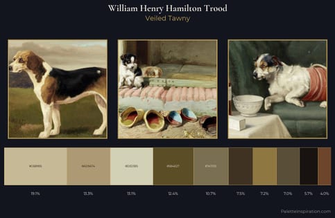 William Henry Hamilton Trood Palette 1 - Veiled Tawny