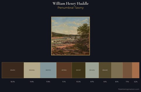 William Henry Huddle Palette 3 - Penumbral Tawny