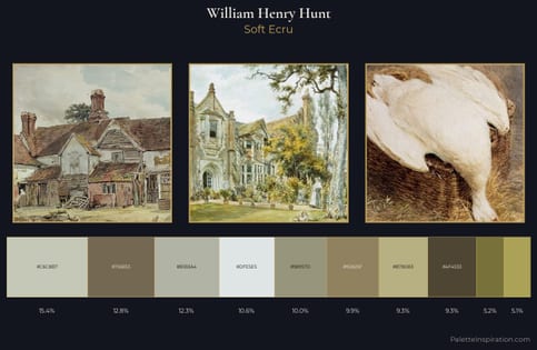 William Henry Hunt Palette 1 - Soft Ecru