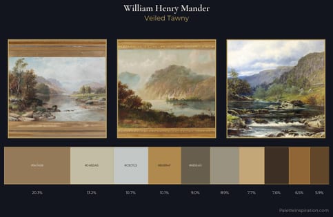 William Henry Mander Palette 2 - Veiled Tawny