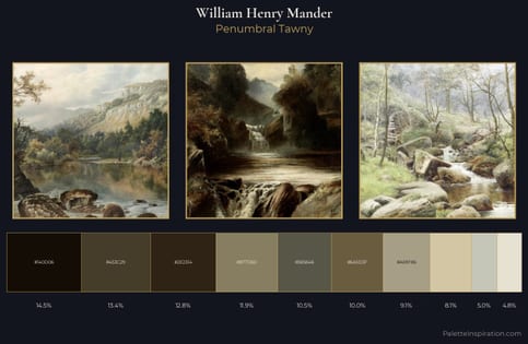 William Henry Mander Palette 4 - Penumbral Tawny