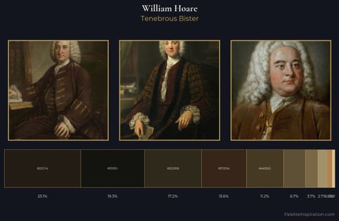 William Hoare Palette 5 - Tenebrous Bister