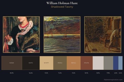 William Holman Hunt Master Palette