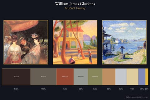 William James Glackens Master Palette