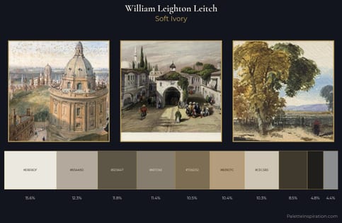 William Leighton Leitch Palette 4 - Soft Ivory