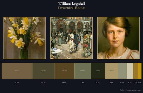 William Logsdail Palette 3 - Penumbral Bisque