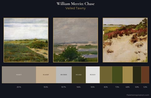 William Merritt Chase Palette 12