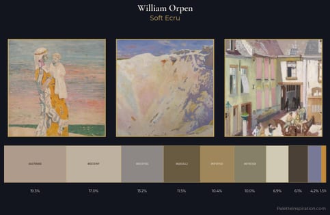 William Orpen Palette 4 - Soft Ecru