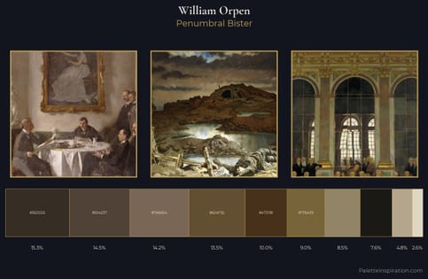William Orpen Palette 9 - Penumbral Bister