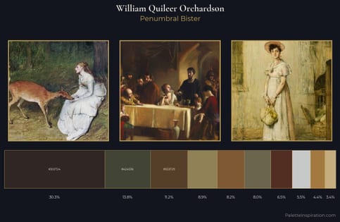 William Quileer Orchardson Palette 1 - Penumbral Bister